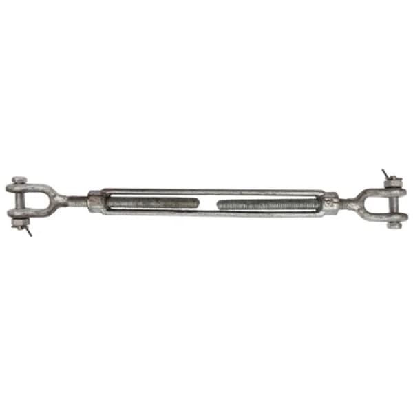 Turnbuckle Jaw & Jaw 1/2" x 12" - HDG