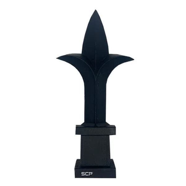 1/2" Triad - Plastic Black