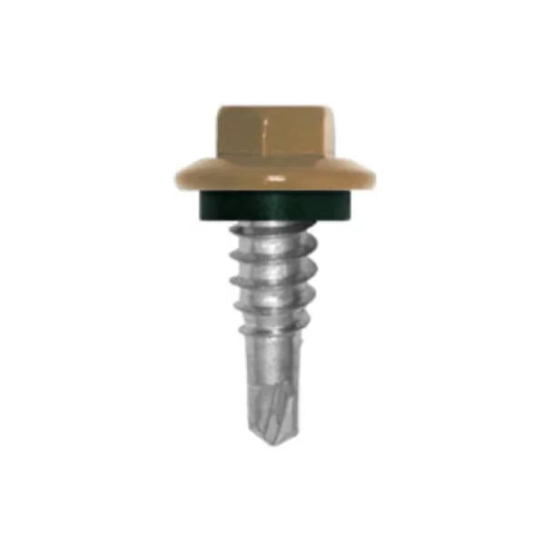 Lap Drill Screw 14 x 7/8" Light Stone
