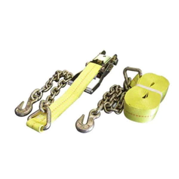 Ratchet Tie-Down 2" x 27' with Chain Extension