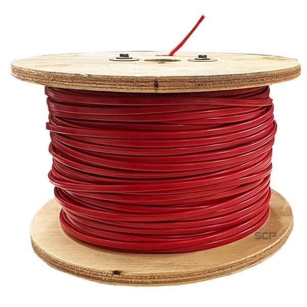 14AWG X 2C Flat - Zip Axles, Brakes, Black, White - 500ft Spools