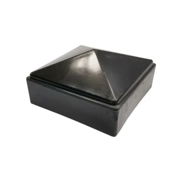 Plastic Pyramid Post Cap 2" - Black