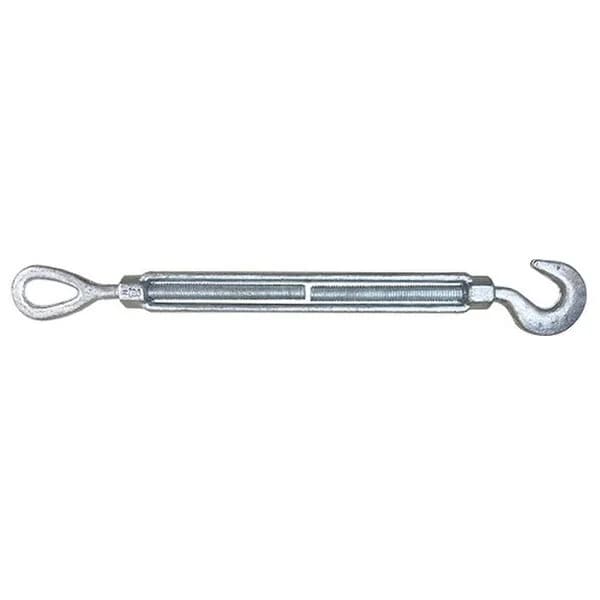 Turnbuckle Hook & Eye 1/2" x 9" - HDG