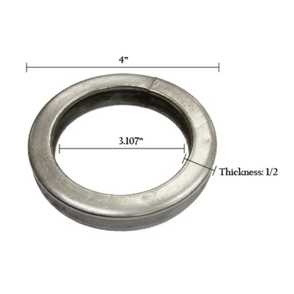 1/2" Square Tubing Ring 4" OD