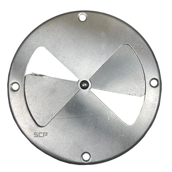 Butterfly Vent Aluminum - 7-1/4" X 16ga
