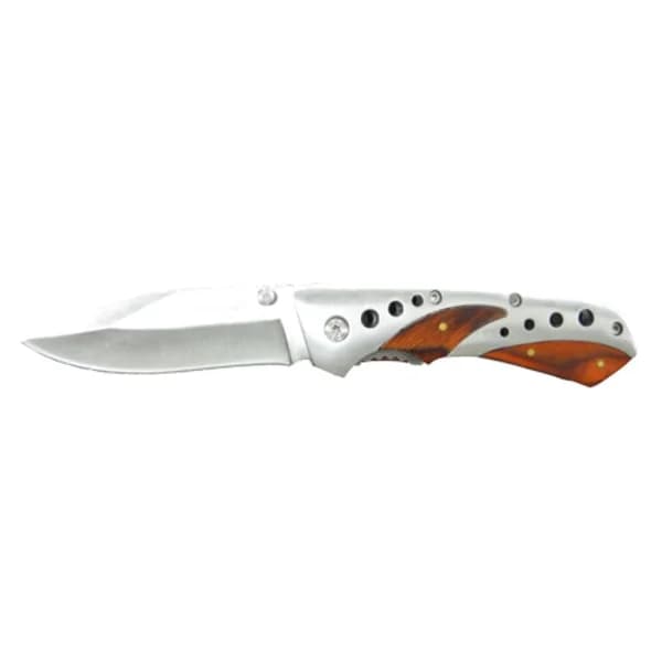 4.5" Folding Knife - Wood Inlay E022L