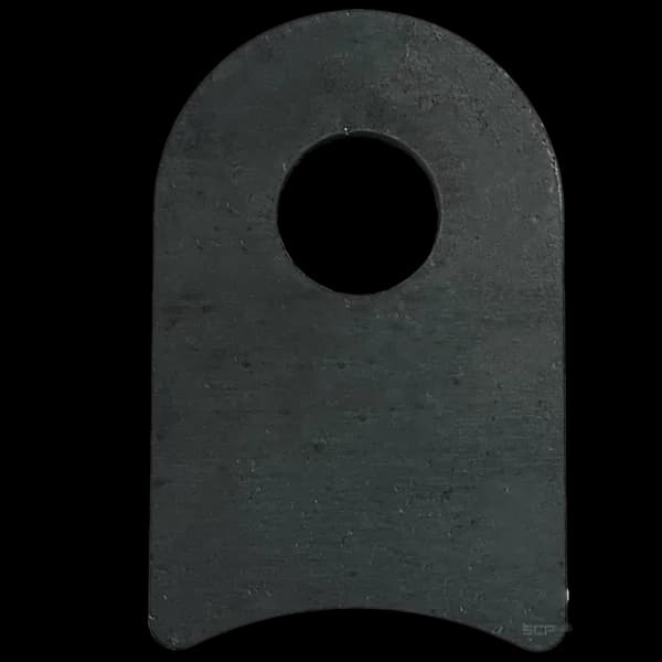 Radius Surface Mount Tab - 1.31" X 2.04" X 3/16" with 1.19" Radius - 0.53" Hole