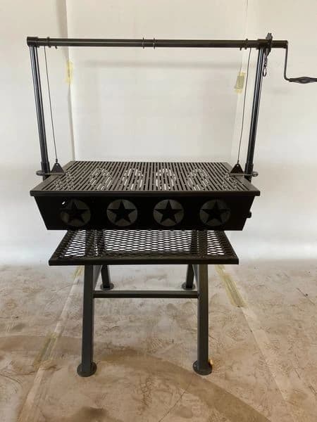 Big Daddy 36″ Steak Cooker Pit (W/ Laser Cut Grill) W/ Crank Up Grill — manufacturer photo 1