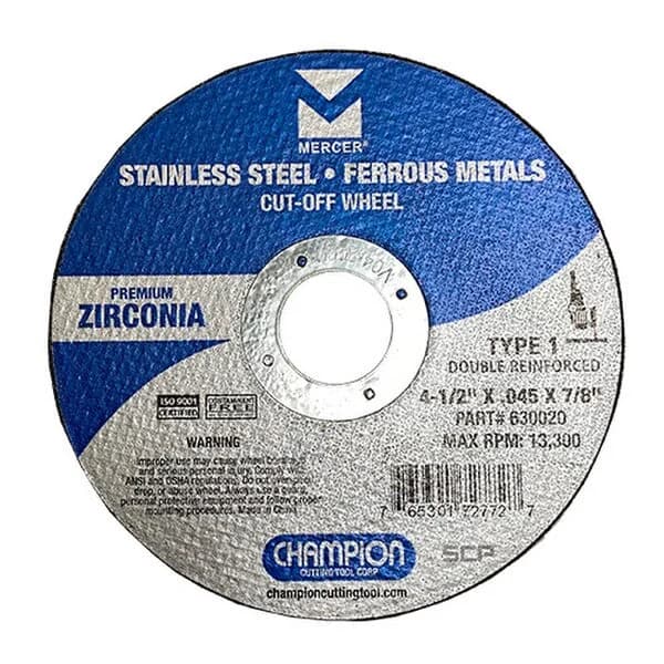 Mercer Z Speed T1 Cut-Off Wheel 4-1/2" x .045 x 7/8"