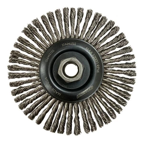 Stringer Bead Wire Wheel 6" X 5/16" x 5/8" - 11