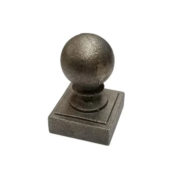 Post Cap - Cast Iron Ball 2"