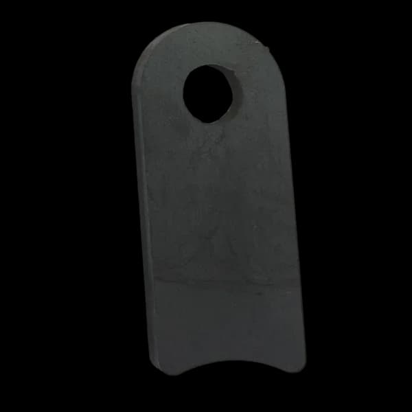 Radius Surface Mount Tab - 1" X 2.34" X 3/16" With 0.83" Radius - 0.40" Hole