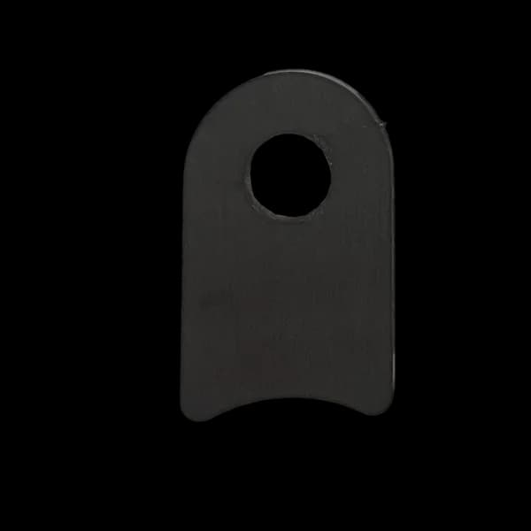 Radius Surface Mount Tab - 1" X 1.59" X 3/16" with 0.83" Radius - 0.40" Hole