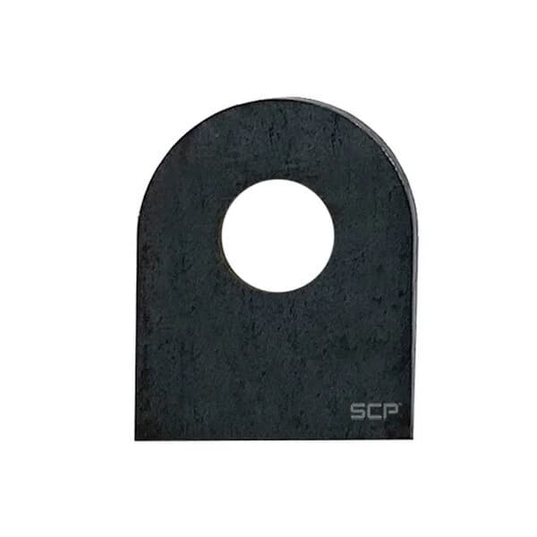 Flat Surface Mount Tab - 1.31" X 1.63" X 3/16" With 0.53" Hole