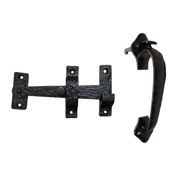 Cast Iron Drop Latch with 8" Handle
