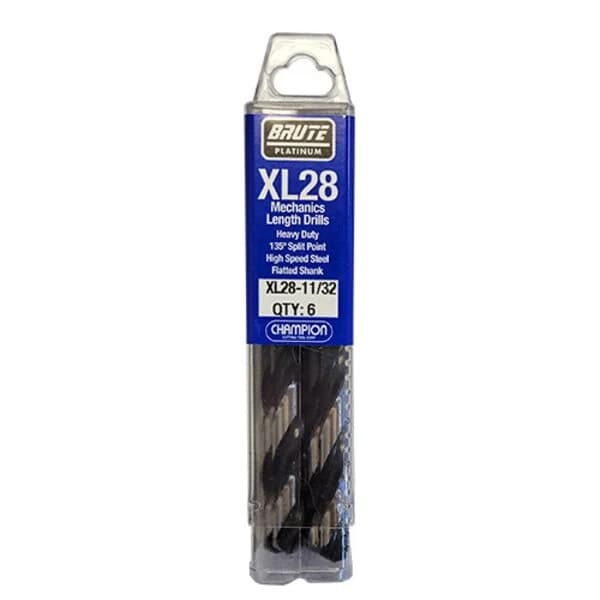 Brute Mechanics Length Drills - Heavy Duty 11/32" X 2-5/8" X 4-1/8" - 12/PK