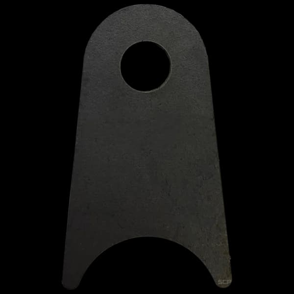 Triangular Radius Surface Mount Tab - 1.75" X 2.93" X 3/16" with 0.75" Radius
