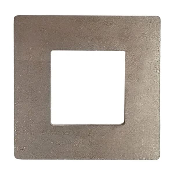 Square Plate 4" X 3/16" with Square - Fits 2" Square