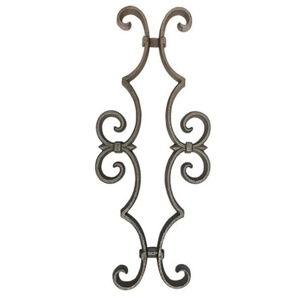 Cast Iron Scroll Curl - 1/2" X 17" X 7"