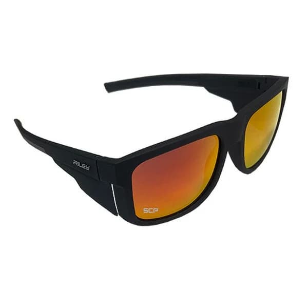 Navigator Shielded Glasses - Red Fire Revo Mirror