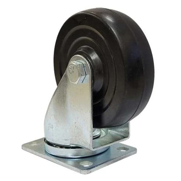 Swivel Rubber Wheel Caster 4"