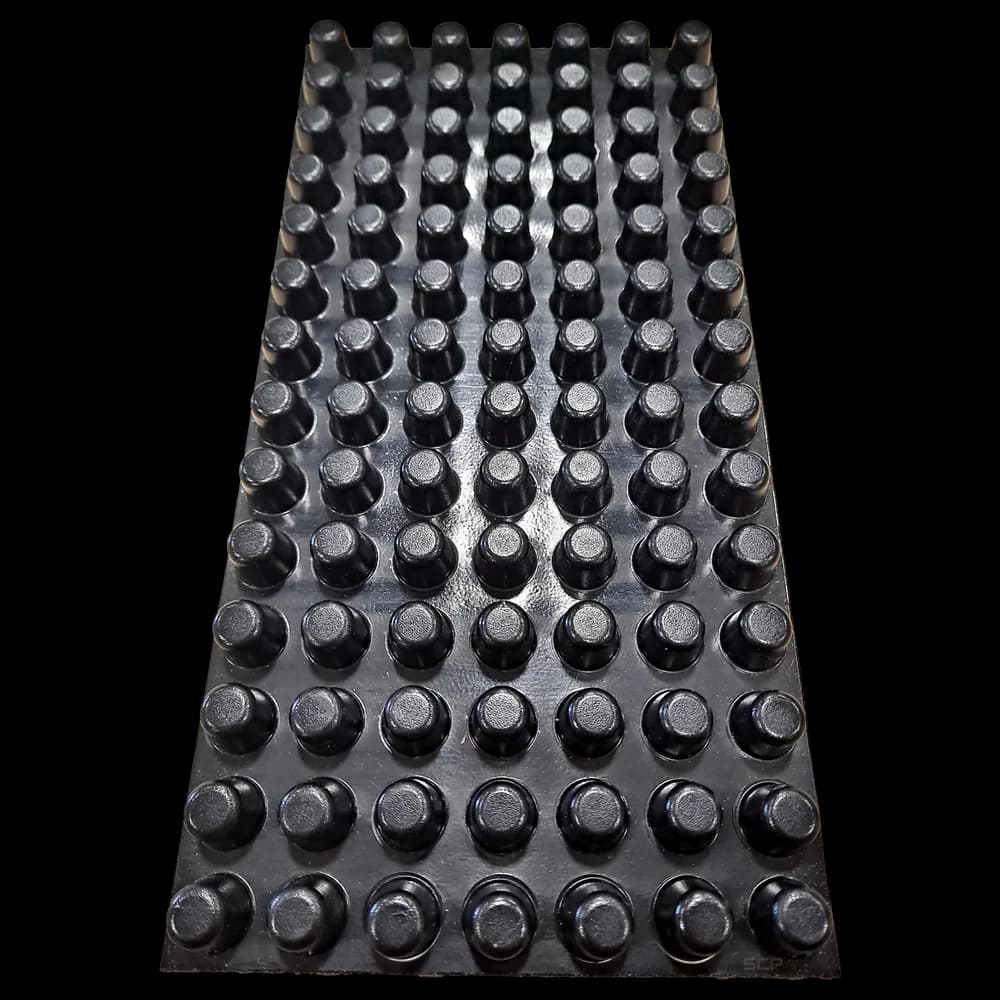 Non-Skid Rubber Foot Self-Adhesive Black Sheets