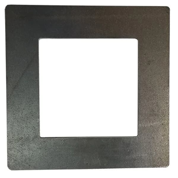 Square Plate 5" X 1/4" with Square - Fits 3" Square