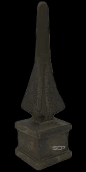 Finial - Quad No Ball - 3/4"