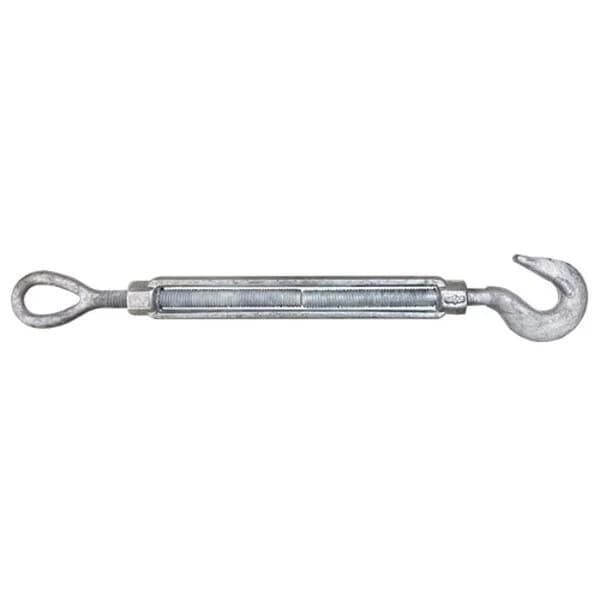 Turnbuckle Hook & Eye 5/8" x 9" - HDG