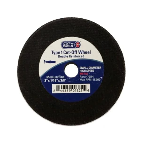 CNW - T1 High Speed Cut-Off Wheel Double Reinforced 3" x 1/16" x 3/8"