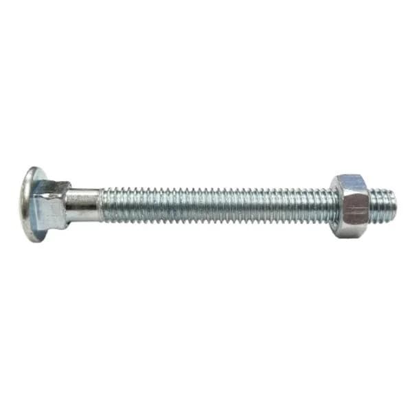 Carriage Bolts 3-1/2" x 3/8" - Zinc