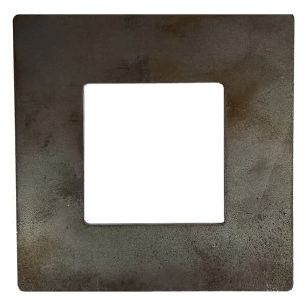 Square Plate 5" X 3/16" with Square - Fits 2.5" Square
