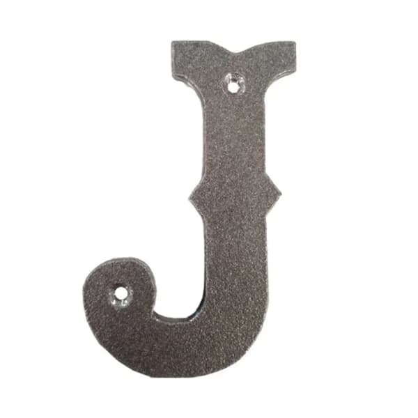 Western Letter 'J' with Holes
