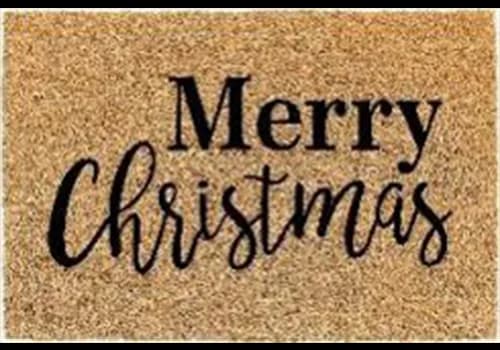 Decorative Merry Christmas Mat