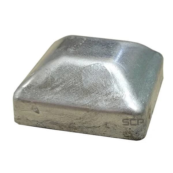 Post Cap 1-1/2" SQ Steel Pressed - Galvanized