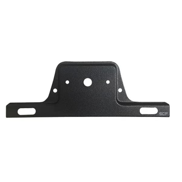 License Plate Bracket / Black Metal