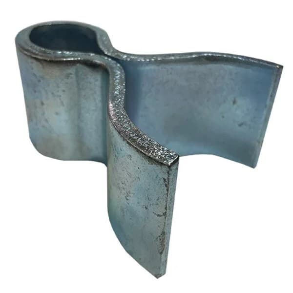 Female Hinge Strap, Weld-on, 3/4" x 2" - Zinc