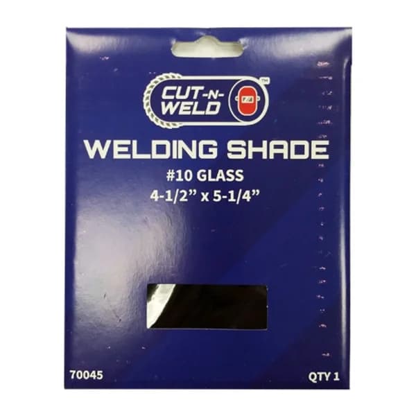Welding Helmet #10 Shade, Glass 4-1/2" x 5-1/4"