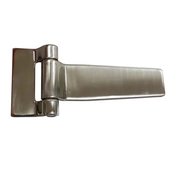 Strap Hinge 6" x 2.6" x 10ga, Weld-on, Stainless Steel