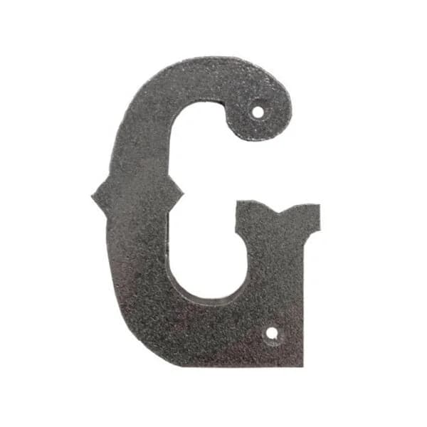 Western Letter 'G' with Holes