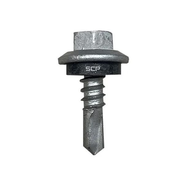 12-14 X 3/4 Flange Drill Screw WW Plain-Bkote