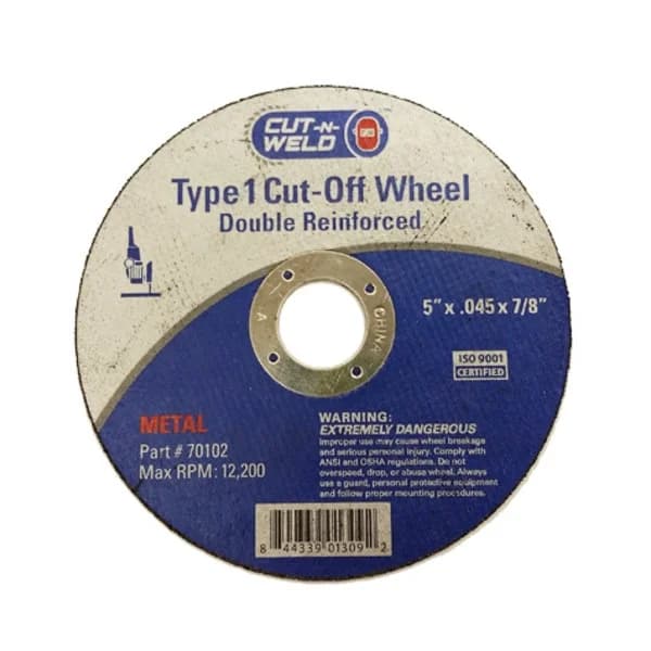CNW - T1 Cut-Off Wheel Double Reinforced 5" x 7/8"