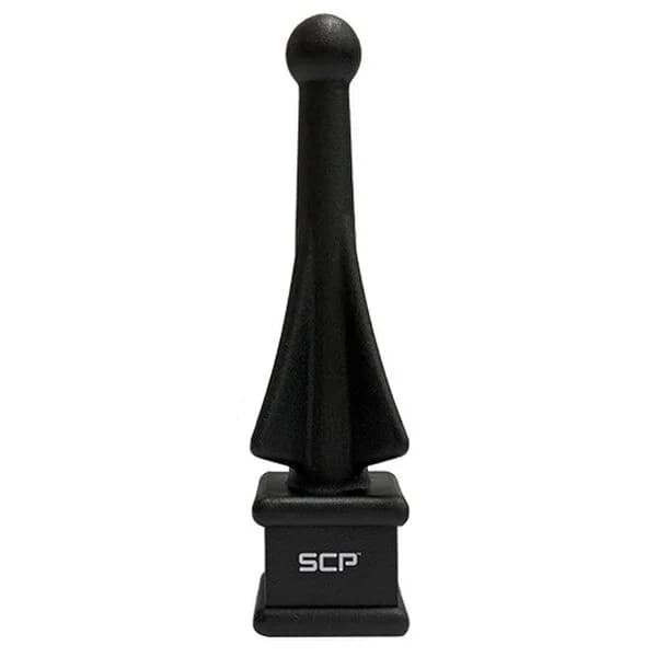 Plastic Spear 1/2" Black