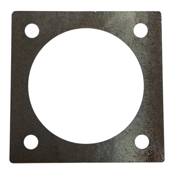 Square Plate 6" X 3/8" with 4 - .562" Square Hole - Fits 4.5" OD