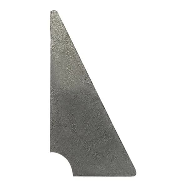 Triangular Die Cut 1" x 2" x 12GA with Weld Notch