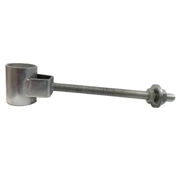 Pipe Hinge For 2" OD x 14" - Zinc