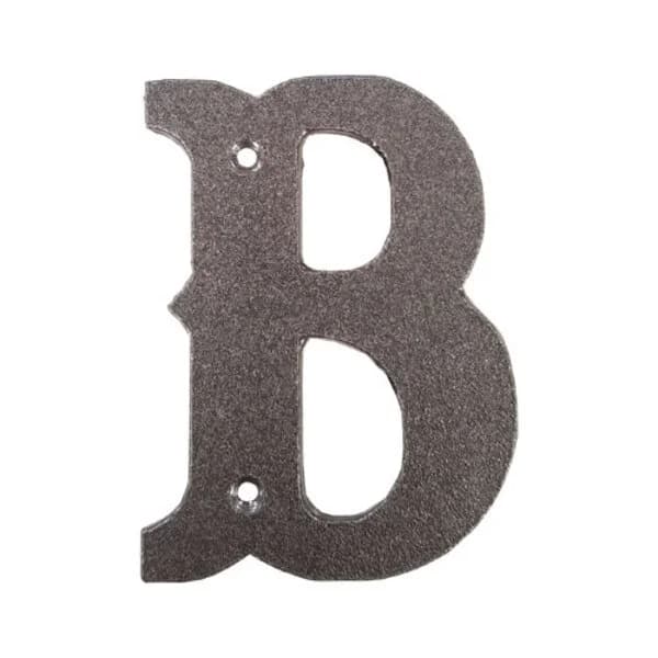 Western Letter 'B' with Holes
