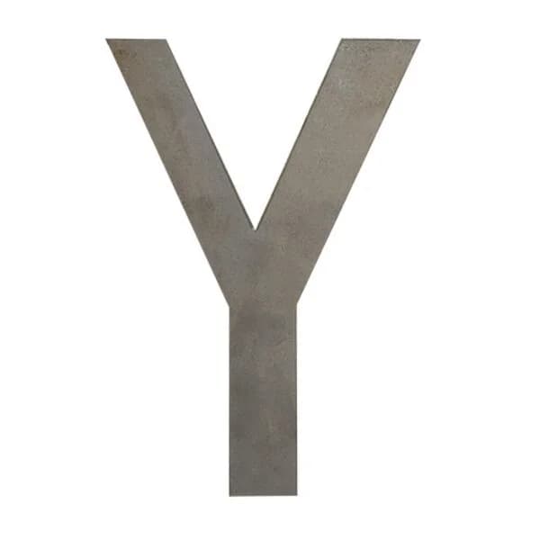 Laser Cut Letter 'Y' 3/16" X 8" Tall