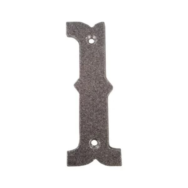 Western Number '1' with Holes