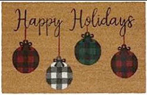 Decorative Happy Holiday Mat